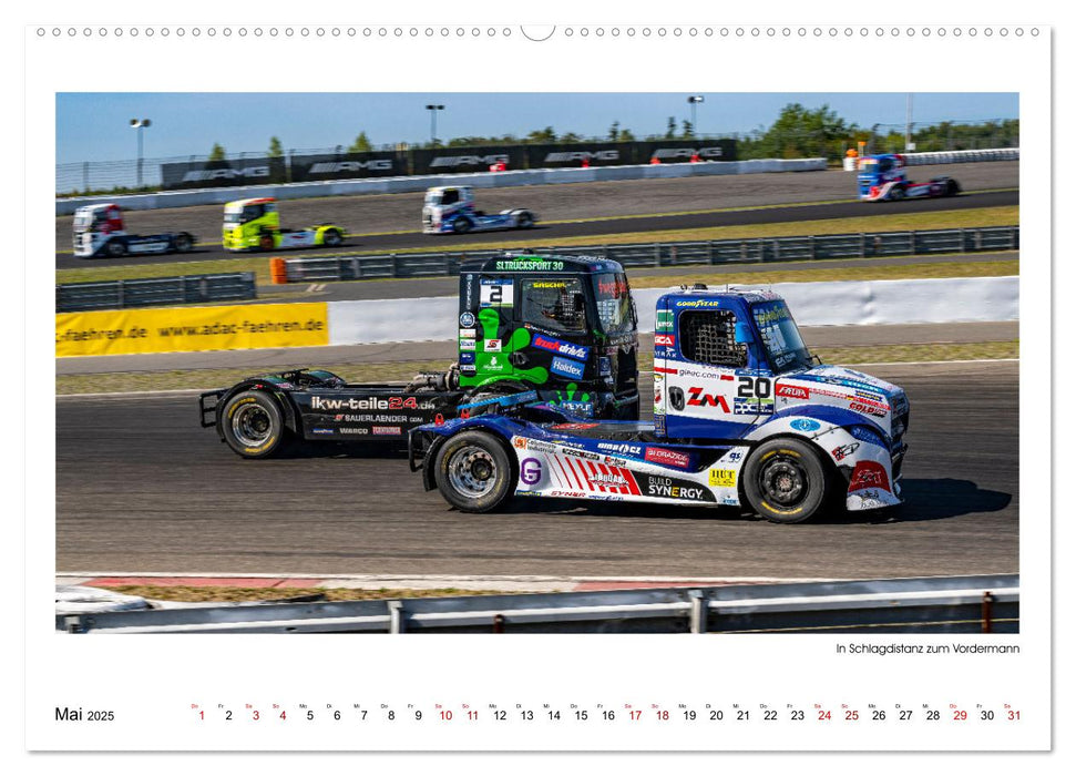 TRUCK RACING - Motorsport in XXL (CALVENDO Premium Wandkalender 2025)