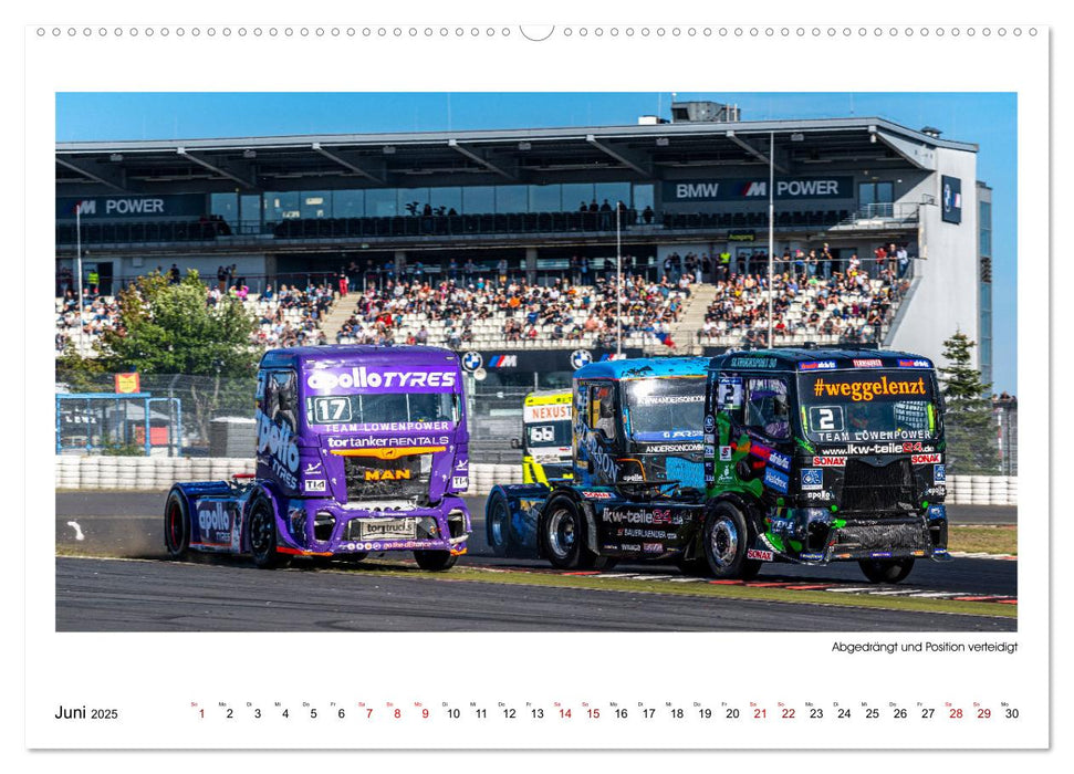 TRUCK RACING - Motorsport in XXL (CALVENDO Premium Wandkalender 2025)