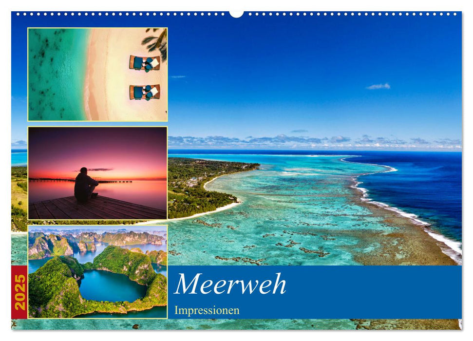 MEERweh Impressionen (CALVENDO Wandkalender 2025)