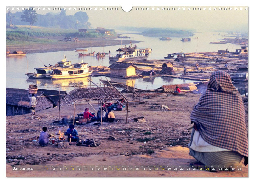 Myanmar Land der Tempel und Pagoden (CALVENDO Wandkalender 2025)