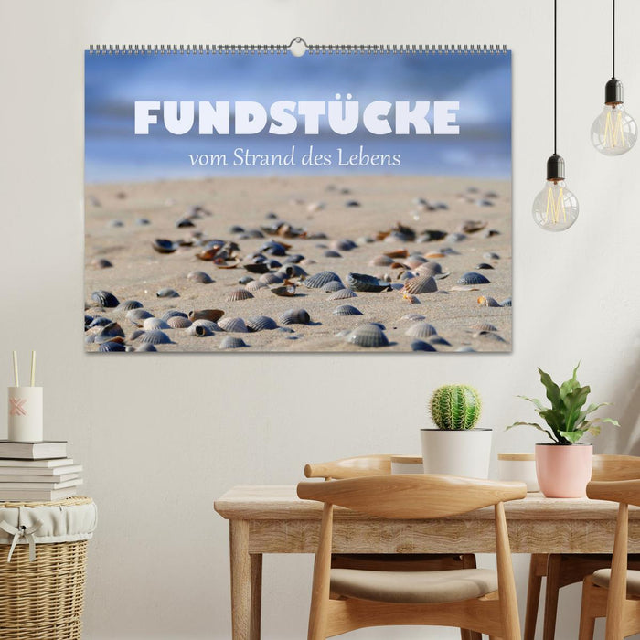 Fundstücke vom Strand des Lebens (CALVENDO Wandkalender 2025)