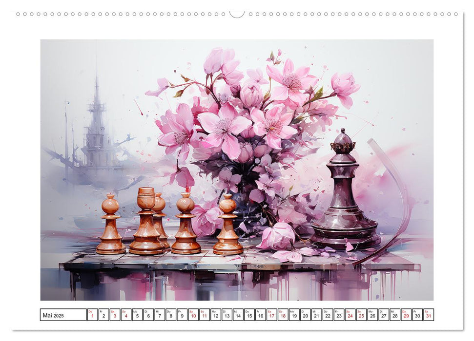 Schach Matt (CALVENDO Premium Wandkalender 2025)