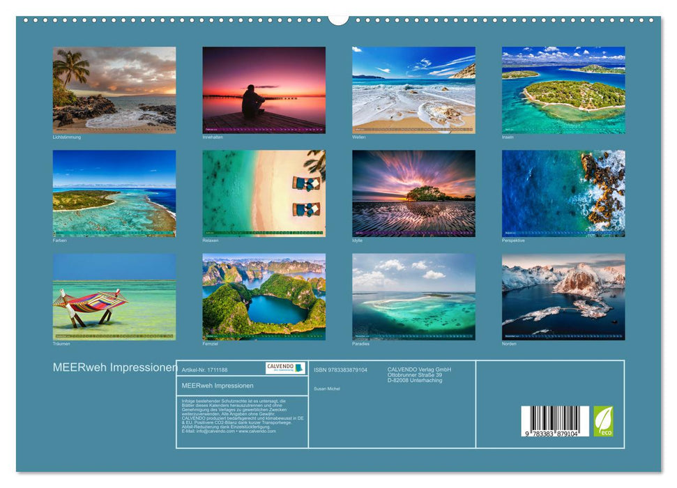 MEERweh Impressionen (CALVENDO Premium Wandkalender 2025)