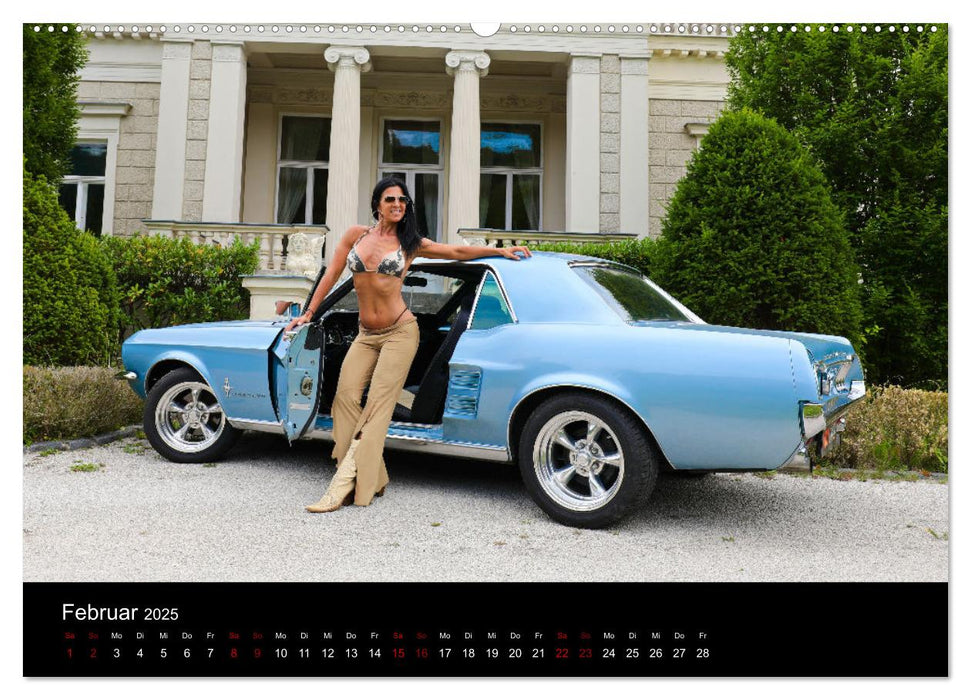 Hot Chrome US Automobile (CALVENDO Premium Wandkalender 2025)