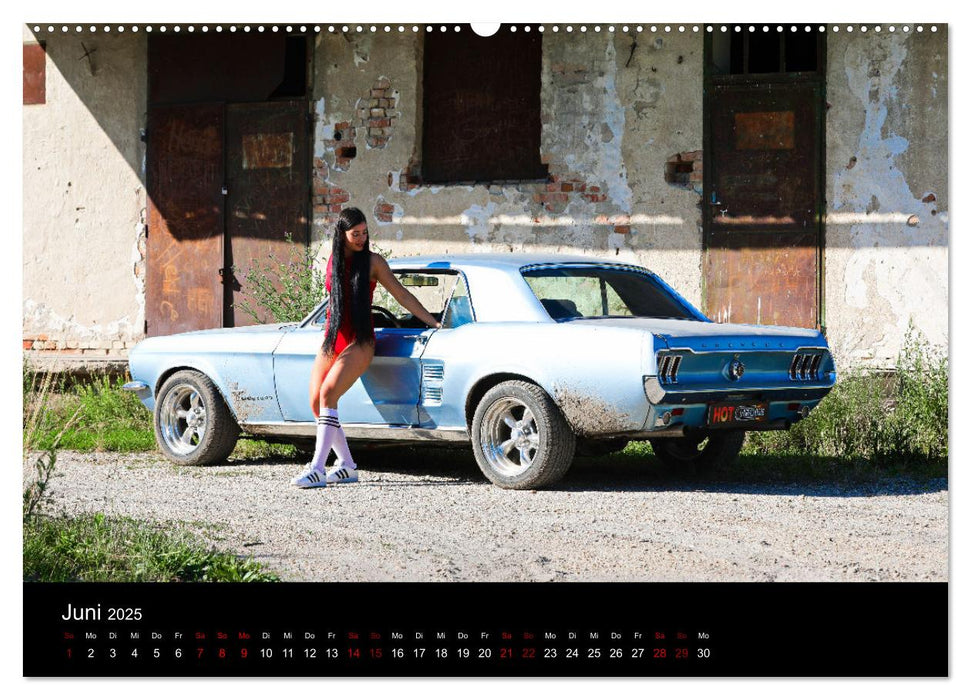 Hot Chrome US Automobile (CALVENDO Premium Wandkalender 2025)