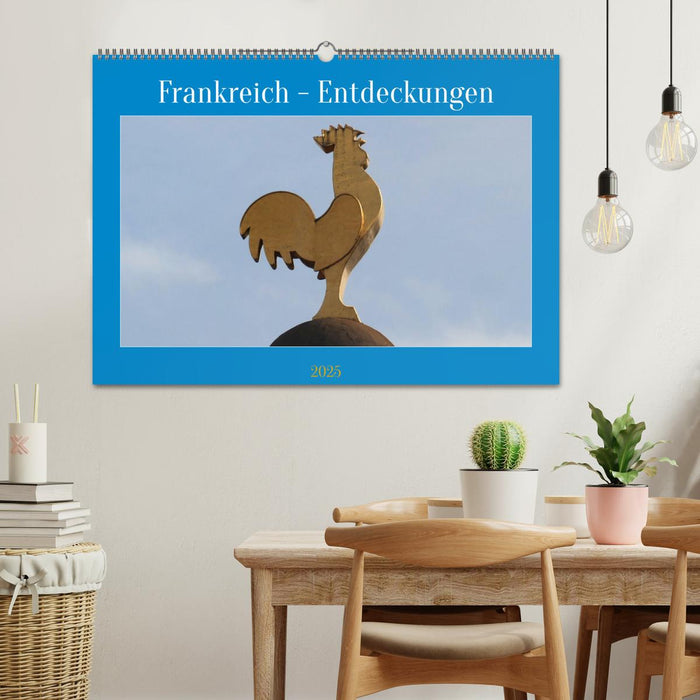 Frankreich - Entdeckungen (CALVENDO Wandkalender 2025)