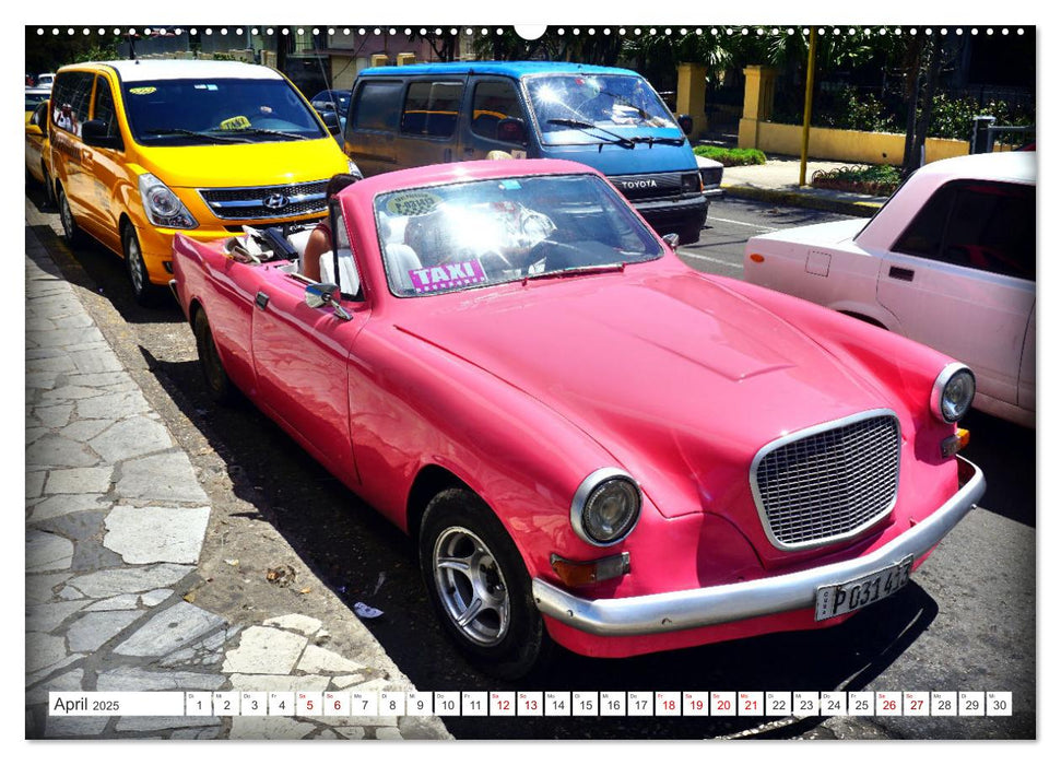 Oldtimer Raritäten - Studebaker Hawk und Lark in Kuba (CALVENDO Premium Wandkalender 2025)