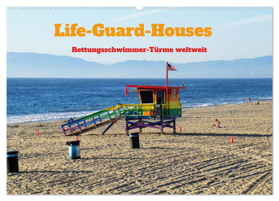 Life-Guard-Houses (CALVENDO Wandkalender 2025)