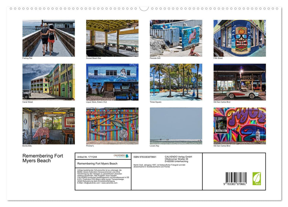 Remembering Fort Myers Beach (CALVENDO Premium Wandkalender 2025)