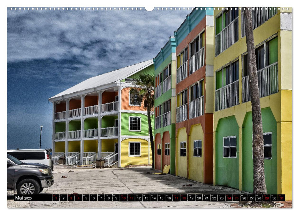 Remembering Fort Myers Beach (CALVENDO Premium Wandkalender 2025)