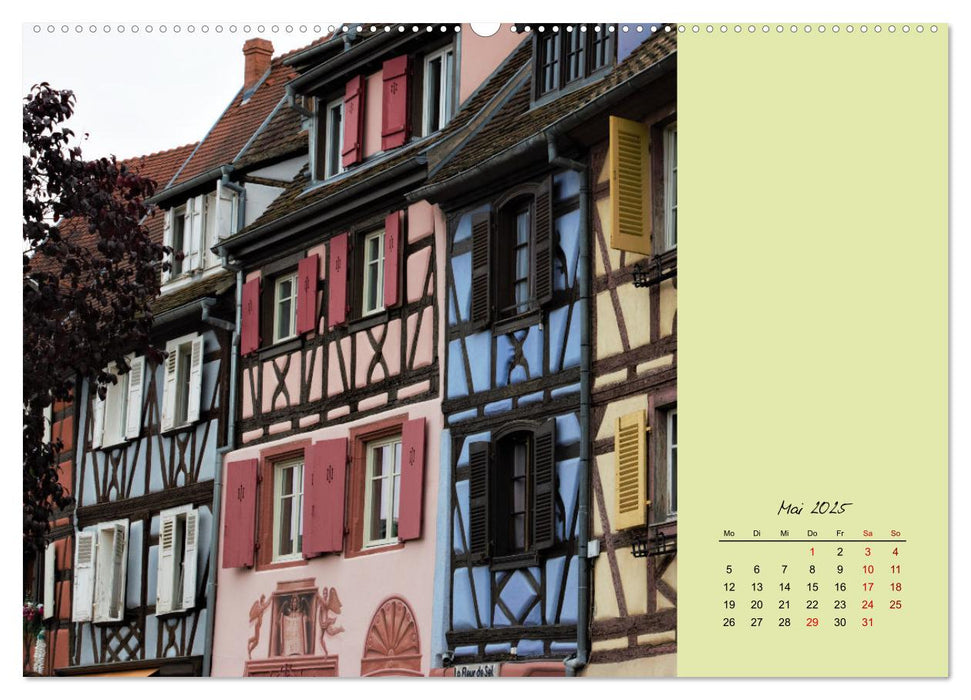 Fassadenrausch in Colmar (CALVENDO Premium Wandkalender 2025)