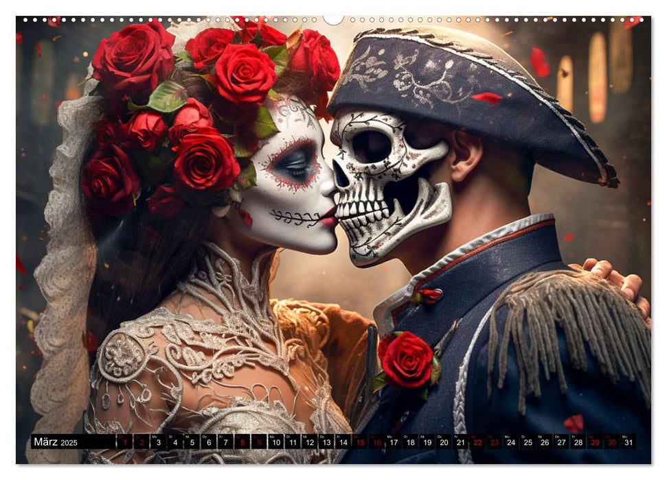 Dia de los Muertos - Feier des Lebens und des Todes (CALVENDO Wandkalender 2025)