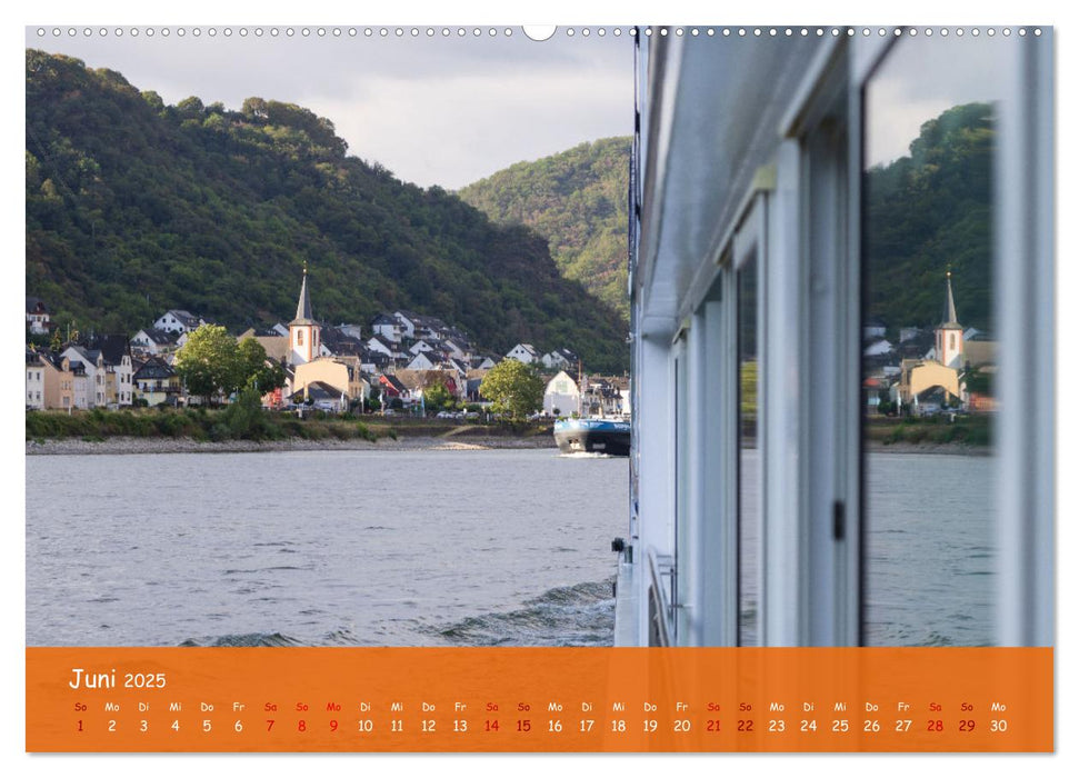 Eine Kreuzfahrt auf dem Rhein (CALVENDO Wandkalender 2025)