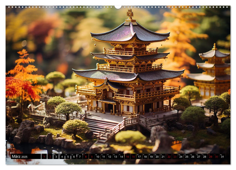 Miniatur Reise (CALVENDO Premium Wandkalender 2025)