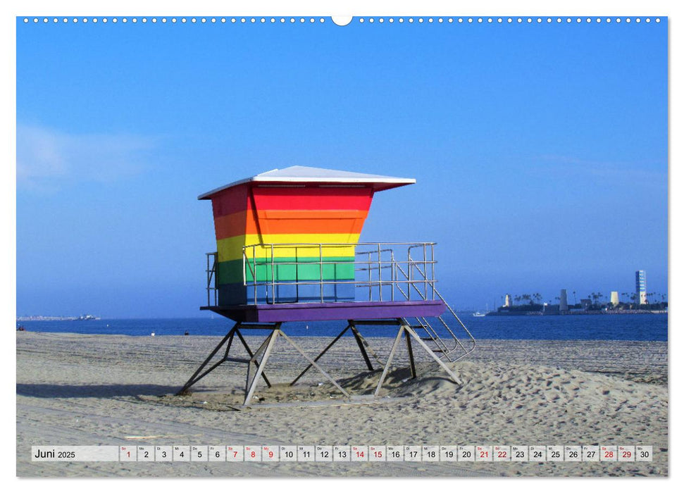 Life-Guard-Houses (CALVENDO Premium Wandkalender 2025)