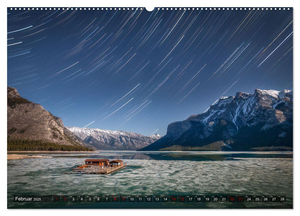 Die kanadischen Rockies (CALVENDO Premium Wandkalender 2025)