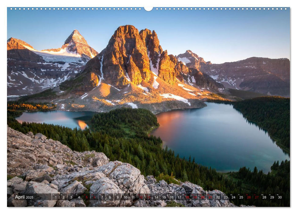 Die kanadischen Rockies (CALVENDO Premium Wandkalender 2025)