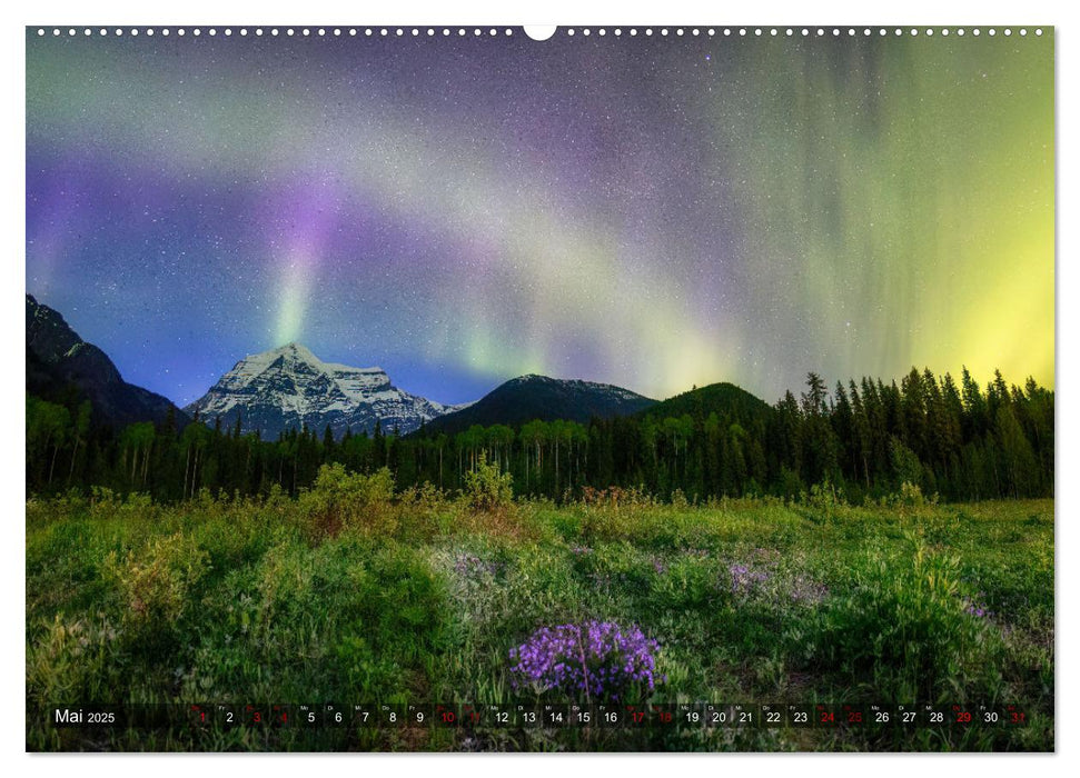 Die kanadischen Rockies (CALVENDO Premium Wandkalender 2025)