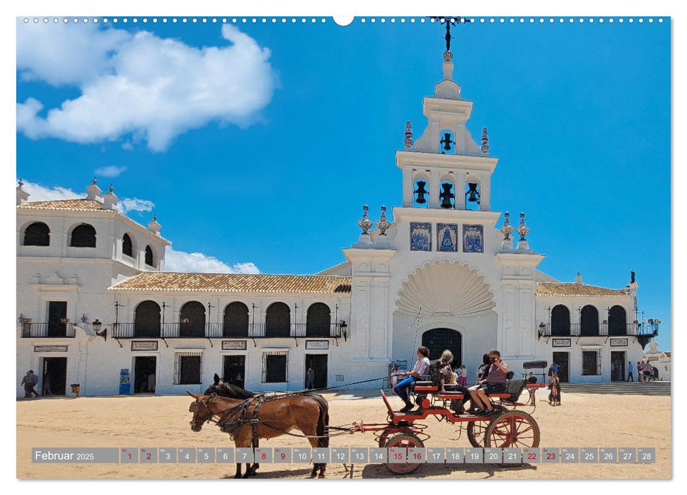 Andalusien, historische Bauwerke, weiße Dörfer, blaues Meer (CALVENDO Wandkalender 2025)