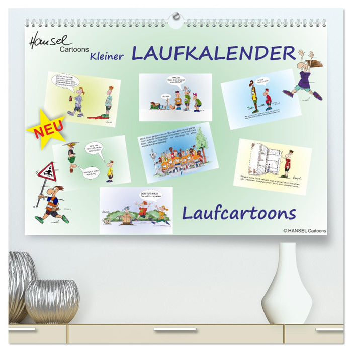 HANSELs kleiner Laufkalender (CALVENDO Premium Wandkalender 2025)