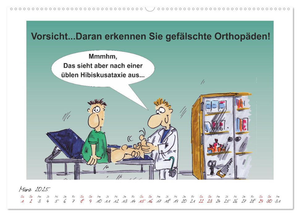 HANSELs kleiner Laufkalender (CALVENDO Premium Wandkalender 2025)