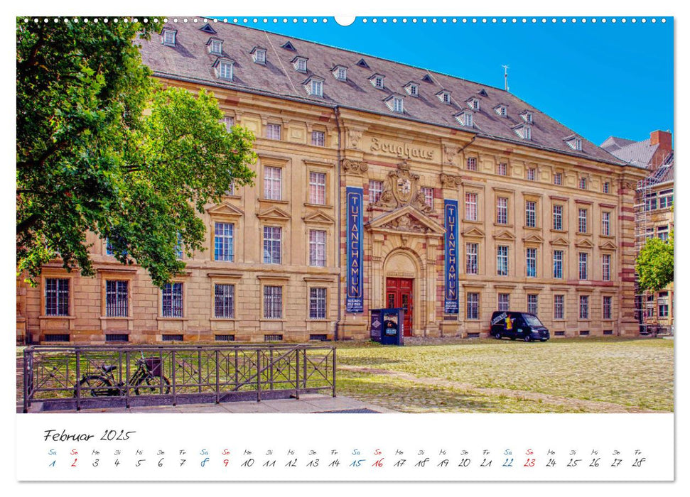 Mannheim - Die Stadt im Quadrat (CALVENDO Wandkalender 2025)