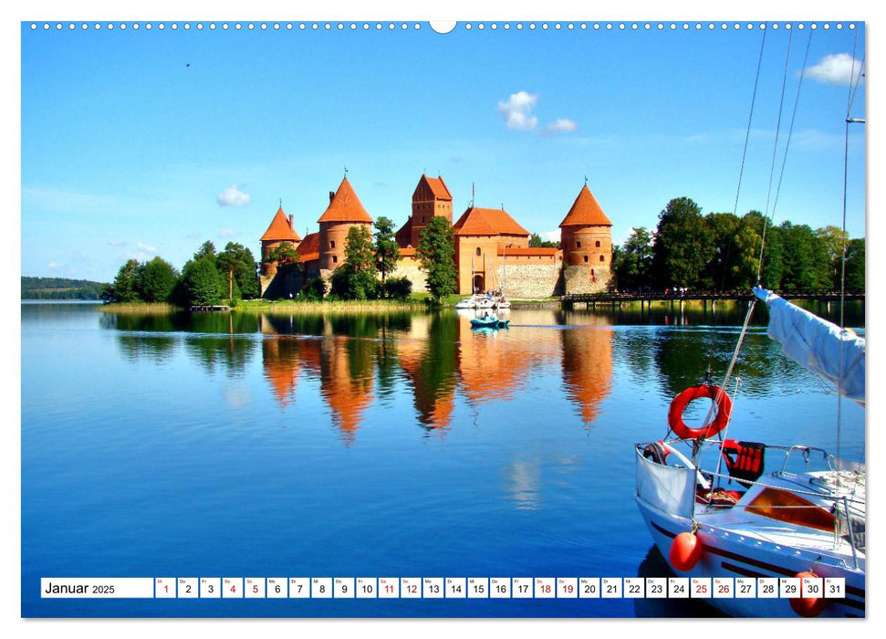 Traumhaftes Trakai (CALVENDO Premium Wandkalender 2025)