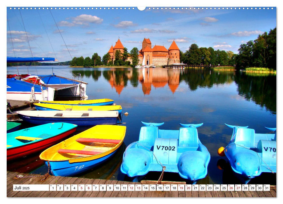 Traumhaftes Trakai (CALVENDO Premium Wandkalender 2025)