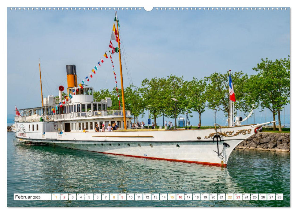 Parade-Navale in Montreux (CALVENDO Premium Wandkalender 2025)