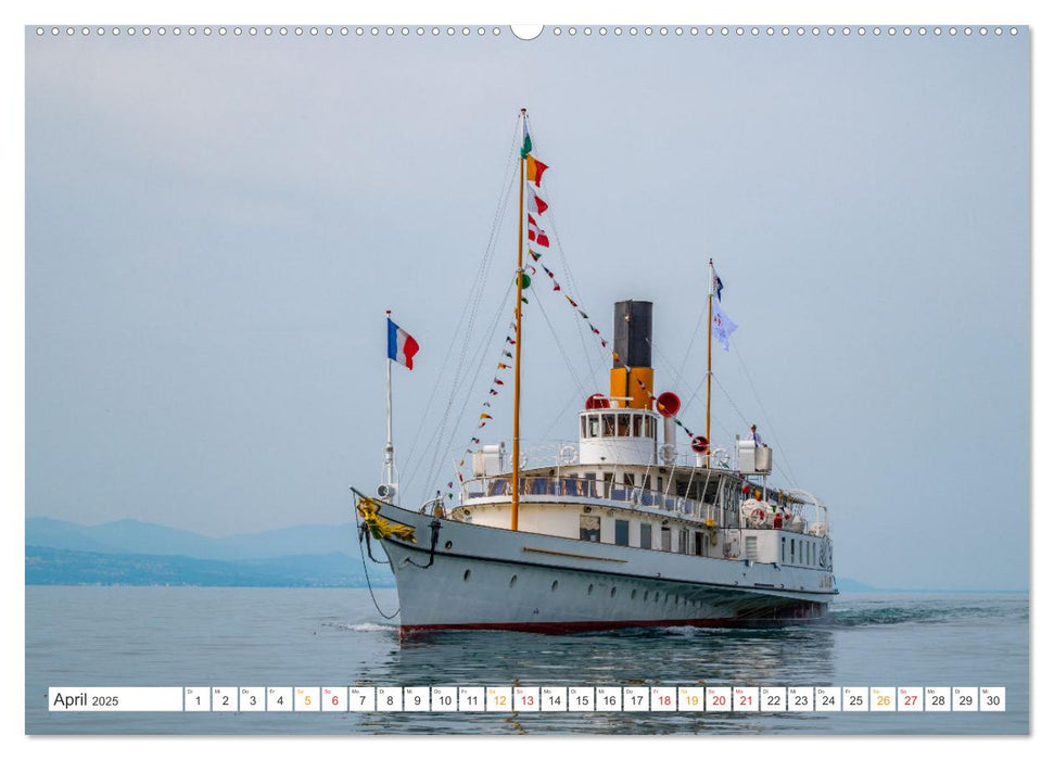 Parade-Navale in Montreux (CALVENDO Premium Wandkalender 2025)