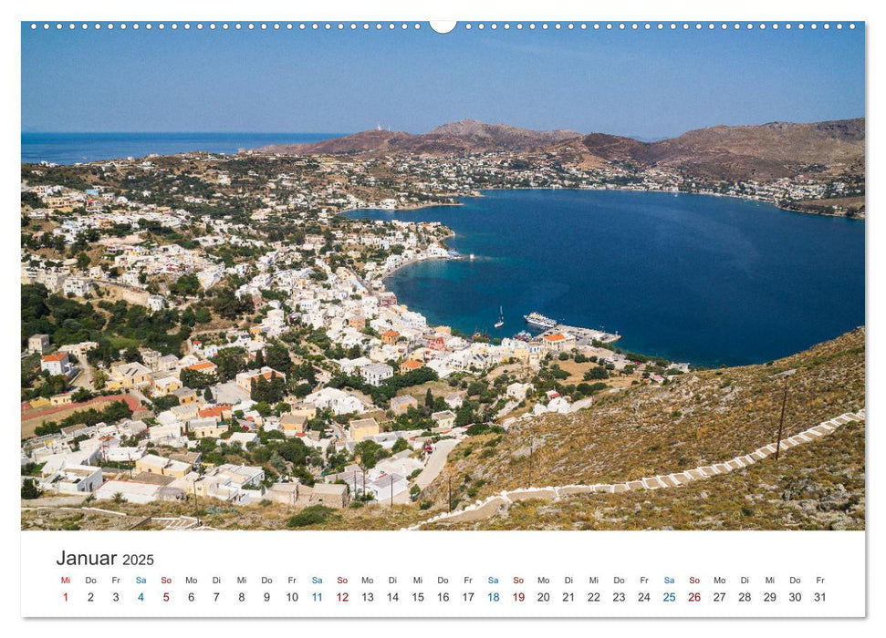 Leros - die Insel der Göttin Artemis (CALVENDO Premium Wandkalender 2025)