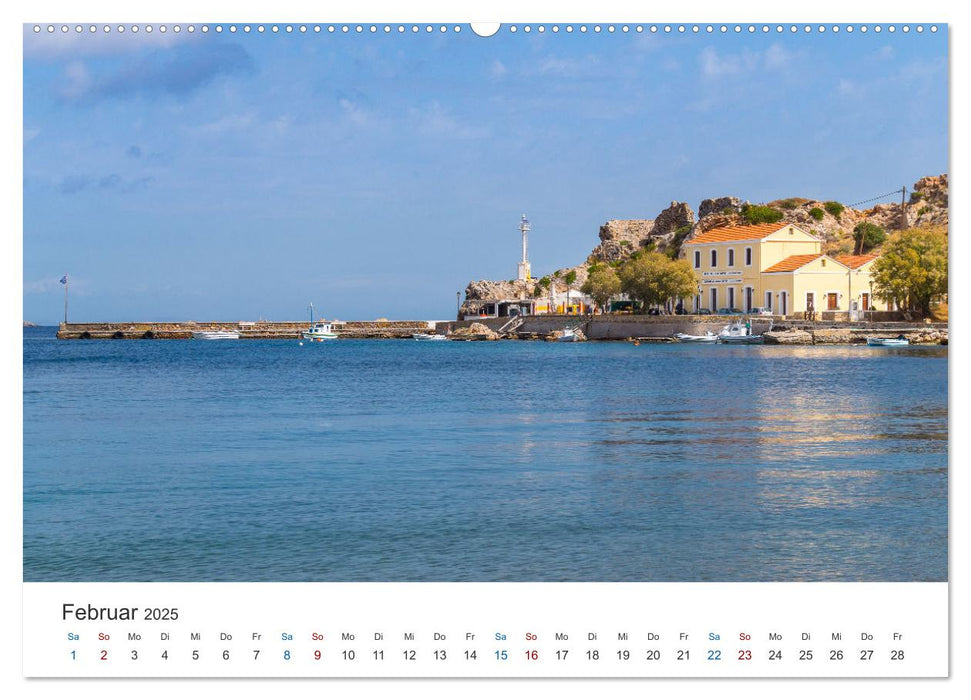 Leros - die Insel der Göttin Artemis (CALVENDO Premium Wandkalender 2025)