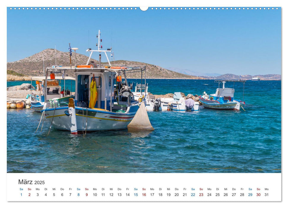 Leros - die Insel der Göttin Artemis (CALVENDO Premium Wandkalender 2025)