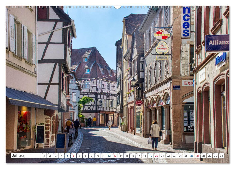 Wissembourg - Das Elsass von seiner schönsten Seite (CALVENDO Premium Wandkalender 2025)