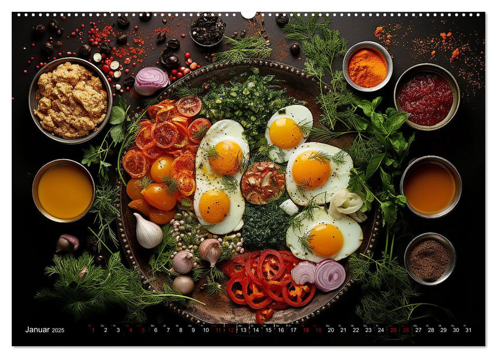 Lecker Ordnung (CALVENDO Premium Wandkalender 2025)