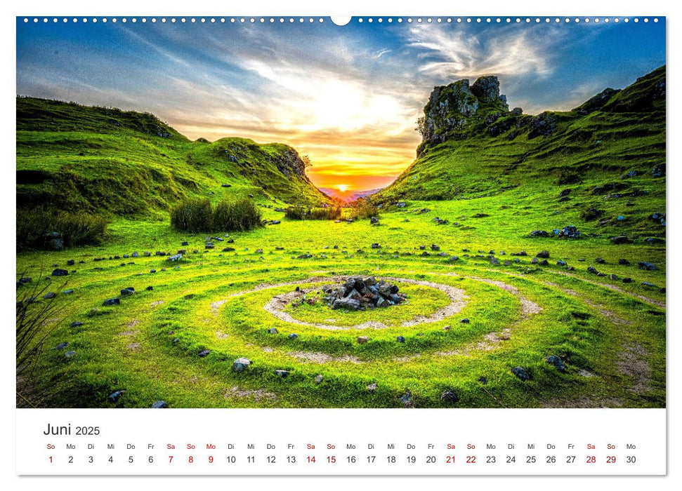 Insel Skye - Atemberaubende Naturkulisse (CALVENDO Premium Wandkalender 2025)