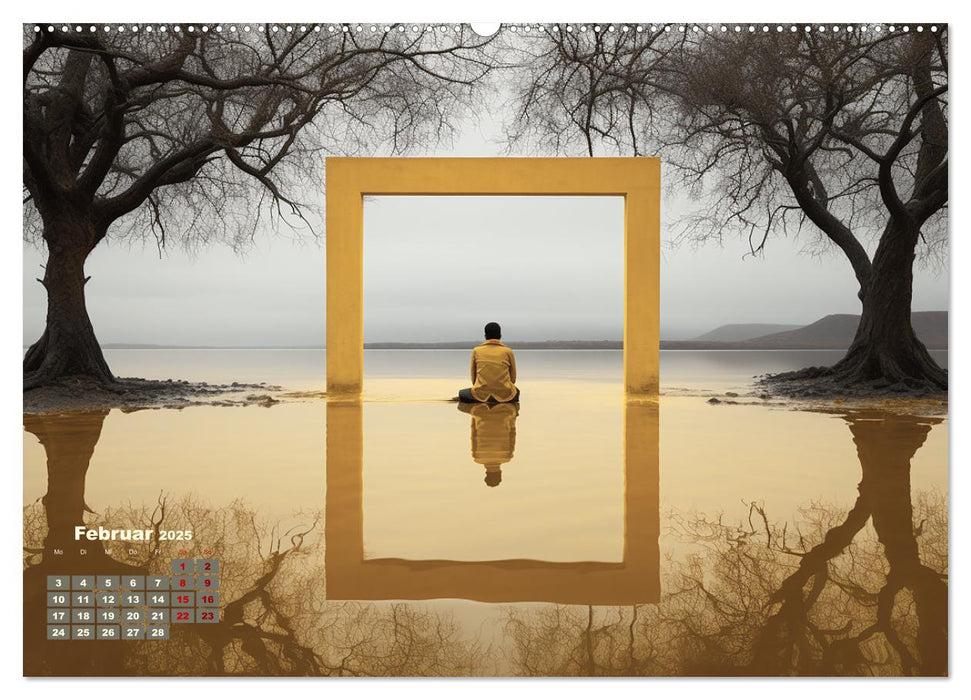 Surrealer Minimalismus (CALVENDO Wandkalender 2025)