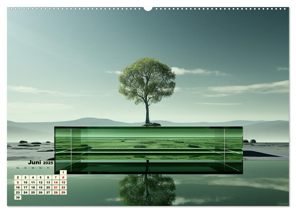 Surrealer Minimalismus (CALVENDO Wandkalender 2025)