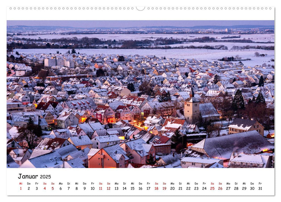 Asperg - Fotoimpressionen (CALVENDO Premium Wandkalender 2025)