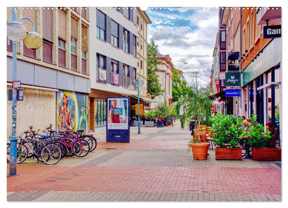 Mannheim - Die Stadt im Quadrat (CALVENDO Premium Wandkalender 2025)