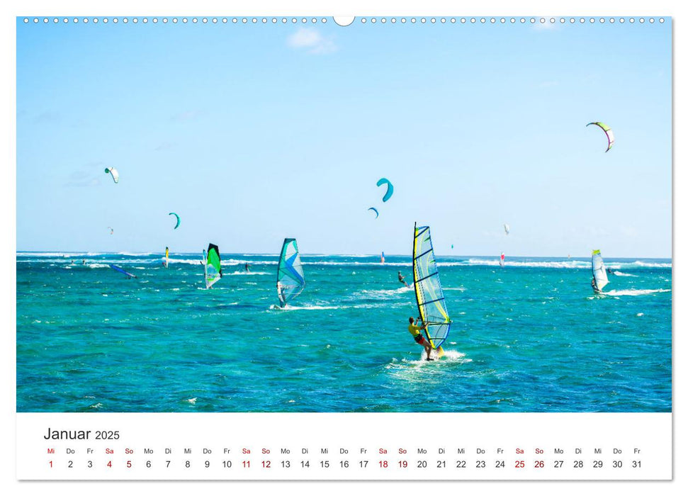 Windsurfen - Wellen und Wind (CALVENDO Premium Wandkalender 2025)