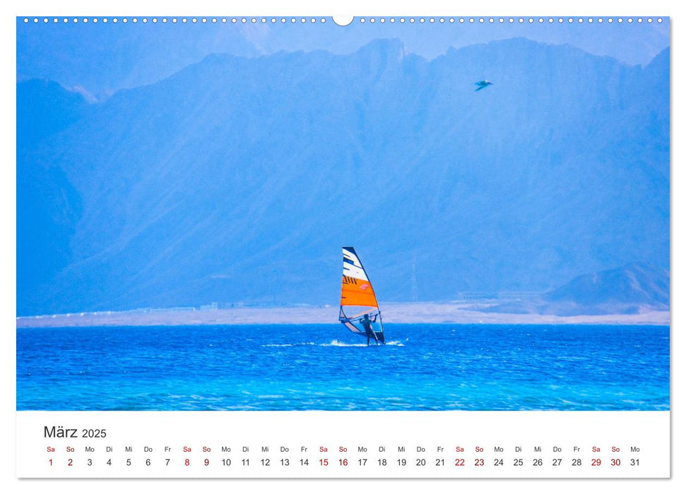 Windsurfen - Wellen und Wind (CALVENDO Premium Wandkalender 2025)