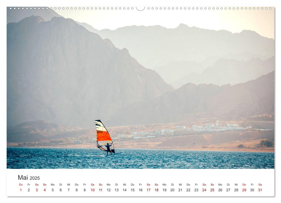 Windsurfen - Wellen und Wind (CALVENDO Premium Wandkalender 2025)