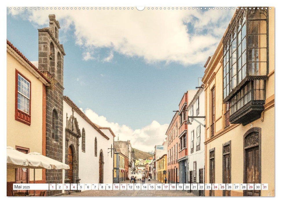 La Laguna auf Teneriffa (CALVENDO Wandkalender 2025)