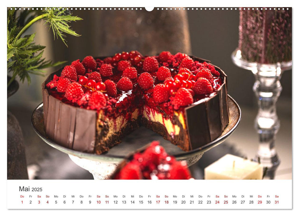 Köstliche Kuchen (CALVENDO Premium Wandkalender 2025)