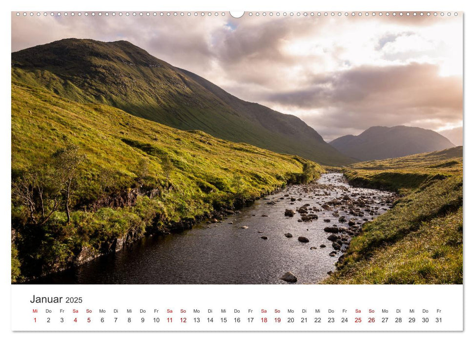 Schottland - Die wilde Schönheit der Highlands (CALVENDO Premium Wandkalender 2025)