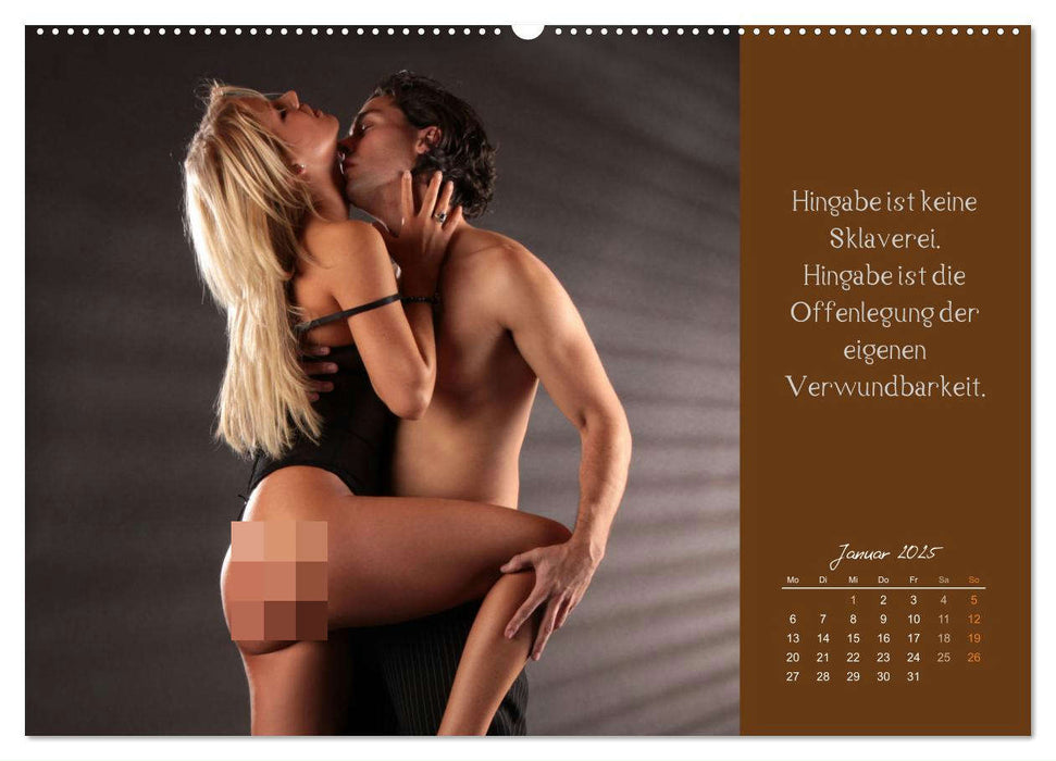 Gelebte Erotik für Paare (CALVENDO Wandkalender 2025)