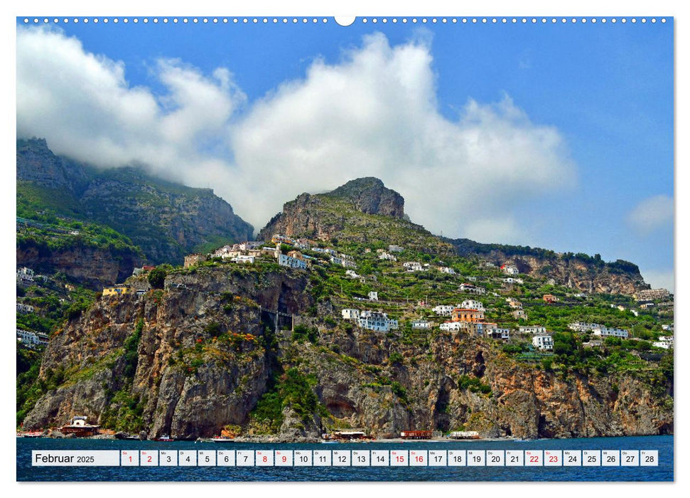 Traumhaftes KAMPANIEN, eine Reise vom Vesuv bis Sorrent (CALVENDO Premium Wandkalender 2025)