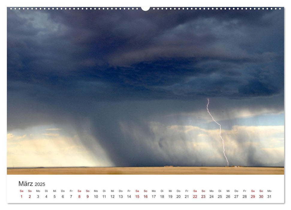 Wetterphänomene - Einmalige Naturschauspiele. (CALVENDO Premium Wandkalender 2025)