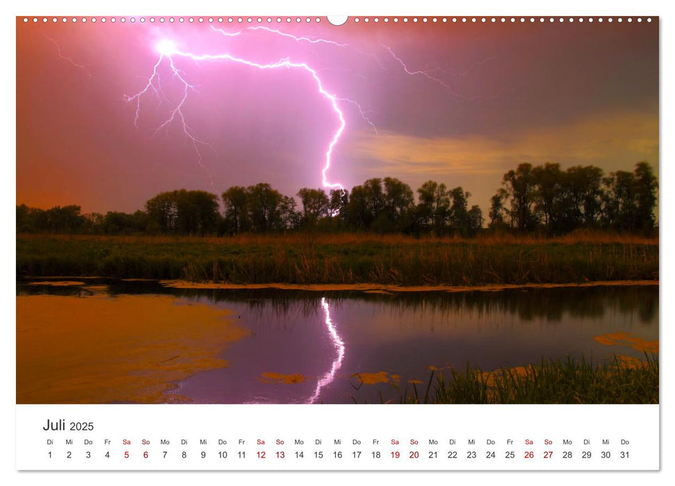 Wetterphänomene - Einmalige Naturschauspiele. (CALVENDO Premium Wandkalender 2025)